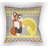 Littles Fox Throw Pillow-21725800-21725804