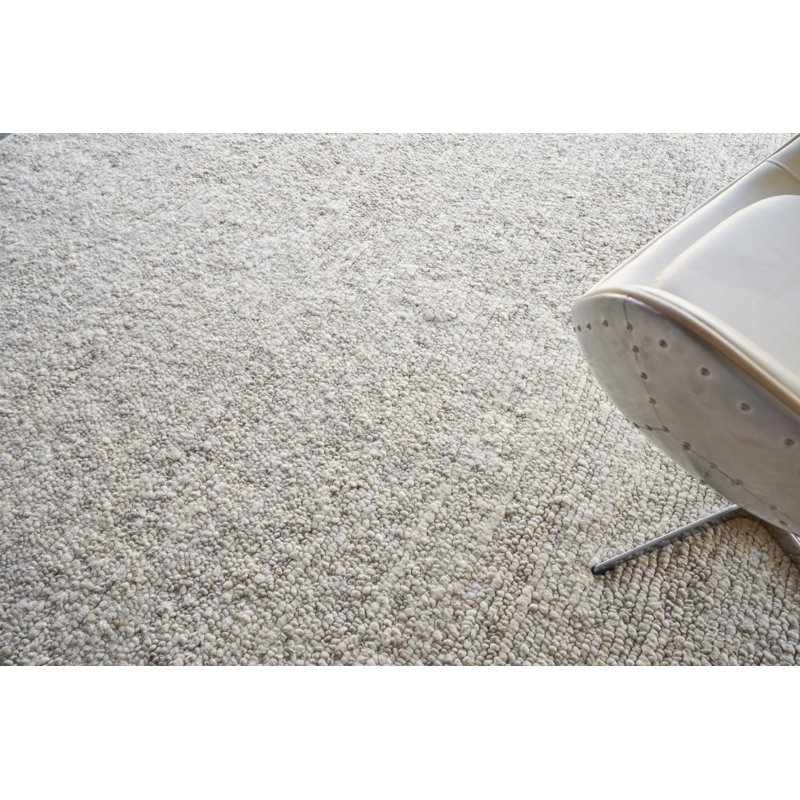 Borelli Wool Area Rug in Beige, Rectangle 9' x 12'