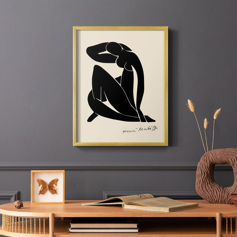 Matisse CL XXXVI, reproduction encadrée - bois massif, H 20 po x l 16 po