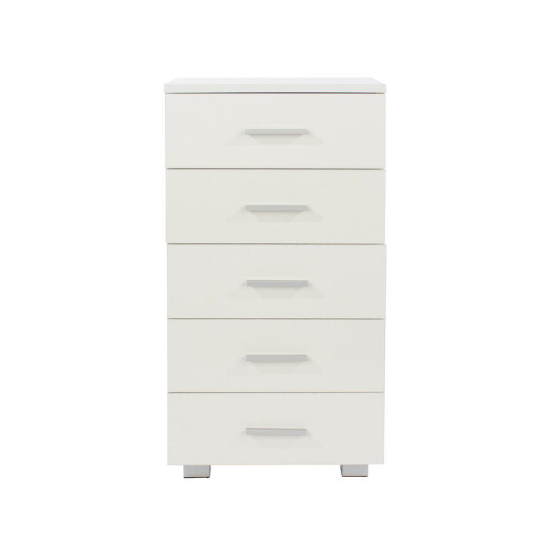 Garbis 5 Drawer Narrow Chest of Drawers