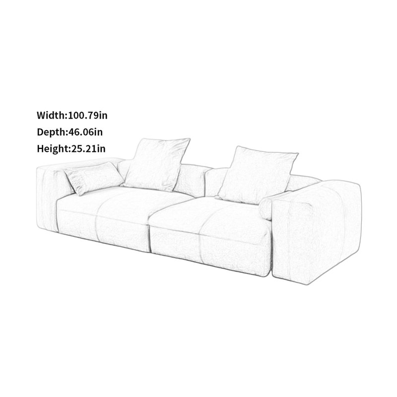 Minimalist Creative Sofa, Off White
