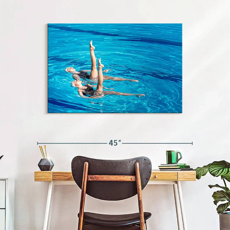 Sireci Synchronized Swimmers, 26" H x 39" W