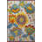Multi-Colored Abstract Floral and Rose Patterned Modern Decorative Rug-753788324