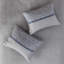 Ensemble de courtepointe réversible 6 pièces avec coussins décoratifs bleu marine 6 pièces