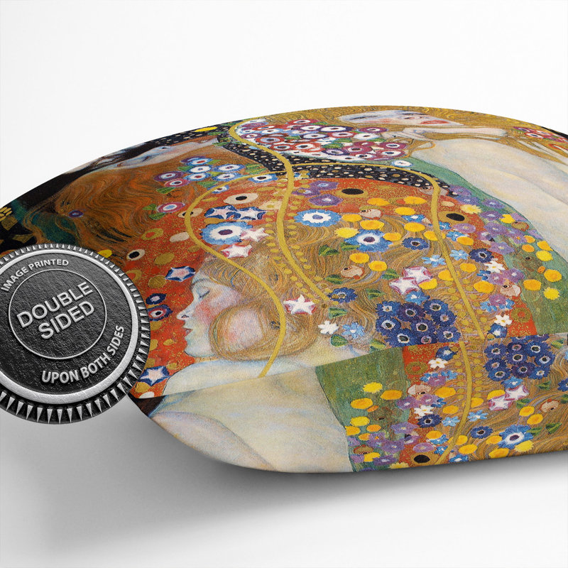 Water Serpants II Scatter Cushion, 40cm H x 40cm W x 15cm D
