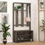 Cannes 90 cm W Hall Tree with Storage Bench and Shoe Storage-49649707