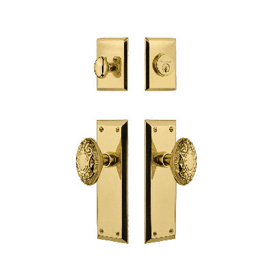Nostalgic Warehouse New York Entry Set with Victorian Knob