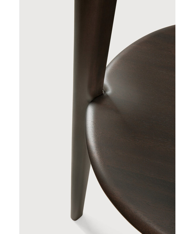 Pi 4 - Hook Coat Rack, Dark Brown