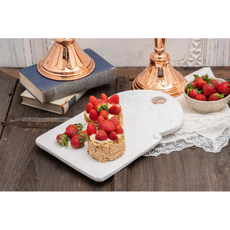 Hand Painted Ceramic Ceramic Cheese Board