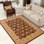 Tapis brun / ivoire floral en laine noué à la main 8 pi 11 po x 12 pi 4 po Floral
