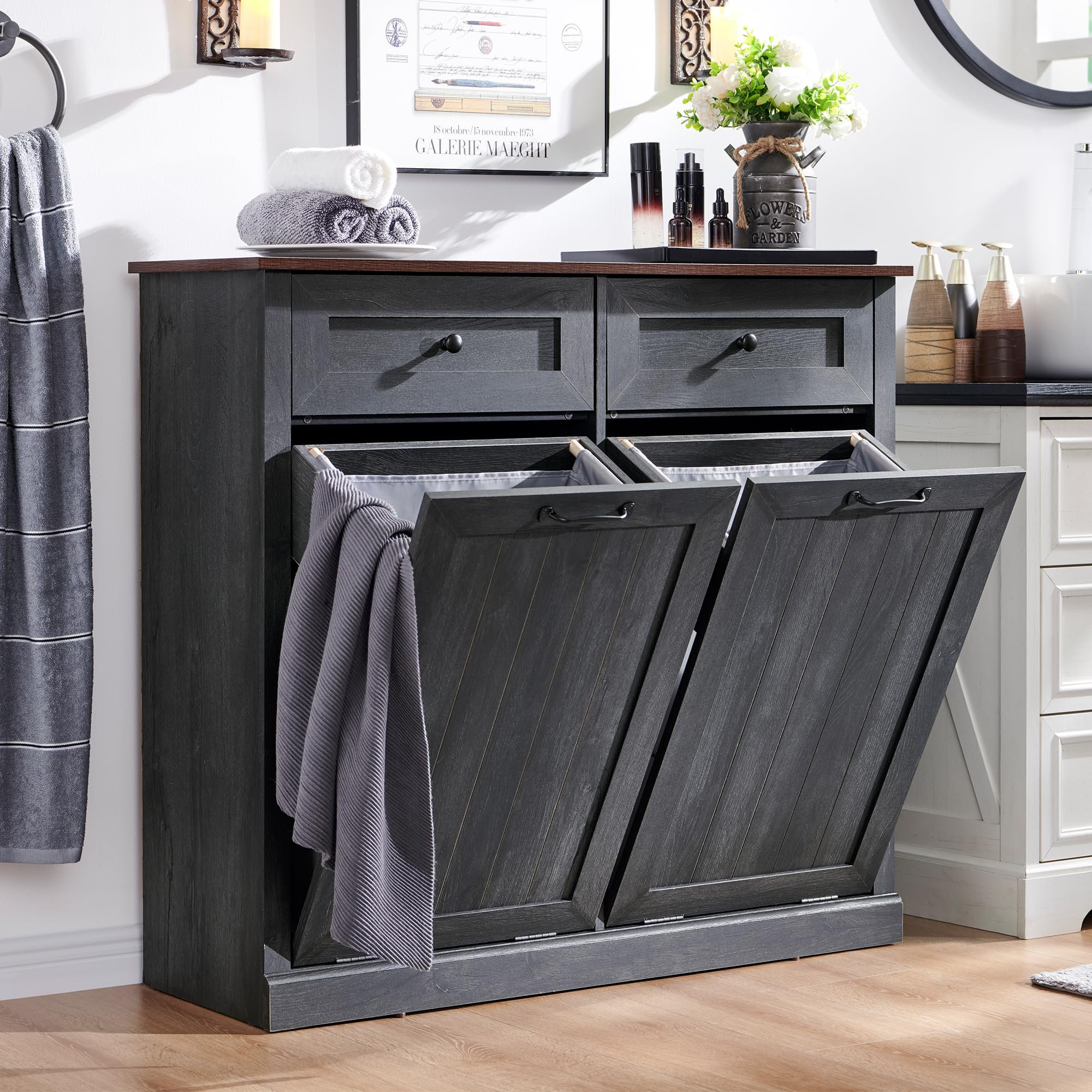 Dongguan Shengye Development Co., LTD. Tilt-out Dual Laundry Hamper ...