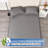 PHF 100% Rayon Derived from Bamboo Fitted Sheet, 16" Deep Pocket,2.5cm Wider Strong Elastic Easy Fit, Breathable Silky Soft Skin-Friendly for Hot Sleeper-124235910-124235909