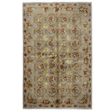 Handmade Silk and Wool Area Rug