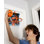 NERFOOP Slam Mini Basketball Hoop Set - Pro Hoop Mini Hoop Set With NERF Foam Basketball - Spring Loaded Rim Great For Dunking - Perfect Bedroom + Office Accessory Hoop