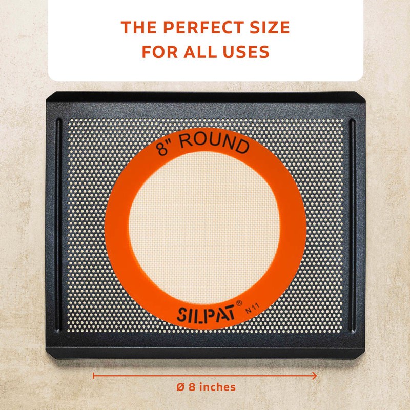 Silpat 8 Inch Round Non-Stick Baking Mat