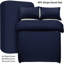 4-Piece Striped High Quality Duvet Cover Set with Fitted Sheet & 2 Pillowcases -116724610-116724604