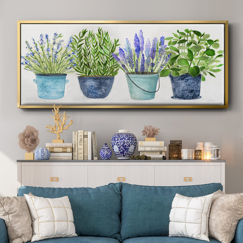 Collection Fresh Herb - toile encadrée, H 12 po x l 30 po