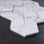 Natural Dorato Marble Mosaic Wall Tile-63985727