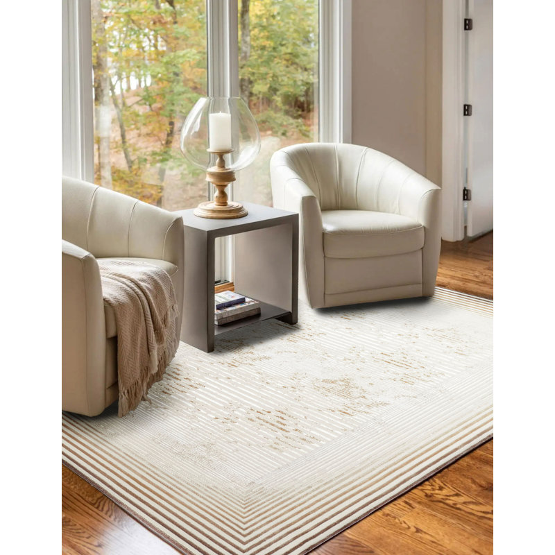 Ramona Tan Rug 5'0" x 8'0", Rectangle 5' x 8'