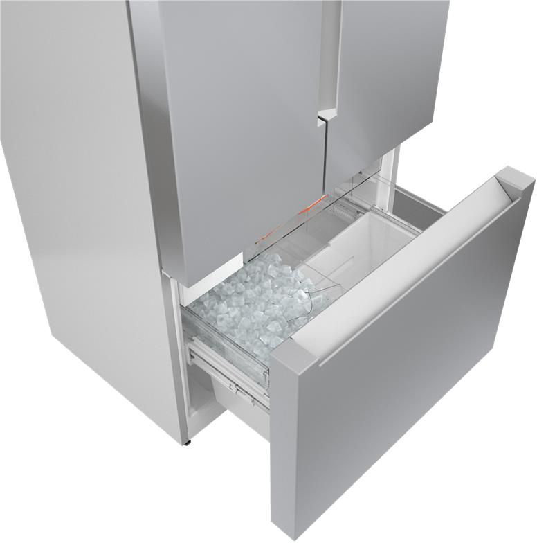 Bosch - 800 Series 36-Inch Smart 3-Door Counter-Depth Refrigerator With Recessed Handles, Anti-Fingerprint Exterior, Internal Water, Home Connect