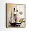 NAUTICAL Series CCCCLXXIX - Impression encadrée de qualité supérieure - Prêt à être accroché - Aucun clou requis-1696361316-1696361312