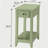 Accent Table with Bottom Shelf-1817395812