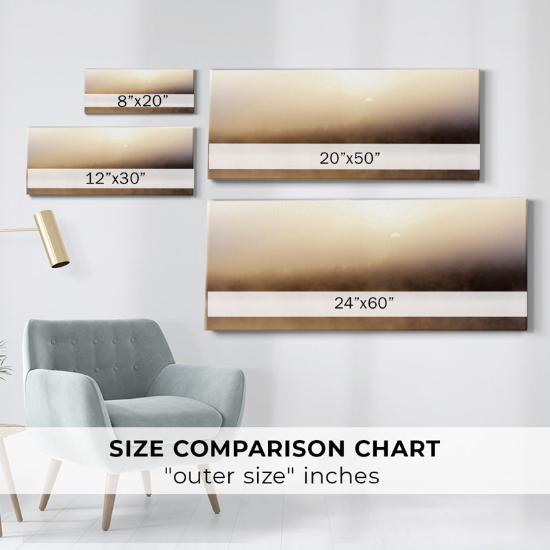 Break of Dawn sur impression sur toile, H 12 po x l 30 po x P 1,5 po