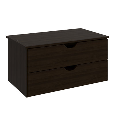 100% Solid Wood 2-Drawer Internal Chest Only for Kyle Wardrobe Armoire Closet Organizer System