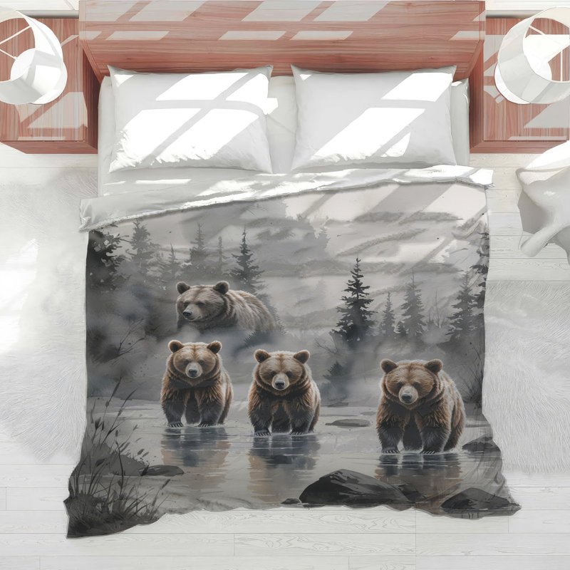 Édredon Bears In Forest River, Simple extra long