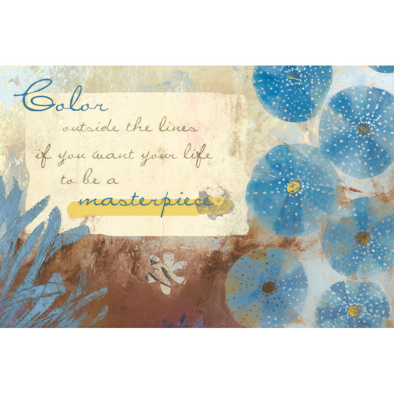 Bloop Masterpiece - Wrapped Canvas Art Prints, 61cm H x 91cm W x 3.8cm D