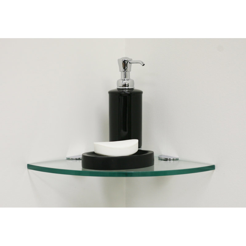 Tablette de douche Frizzell, Nickel brossé, 10 po