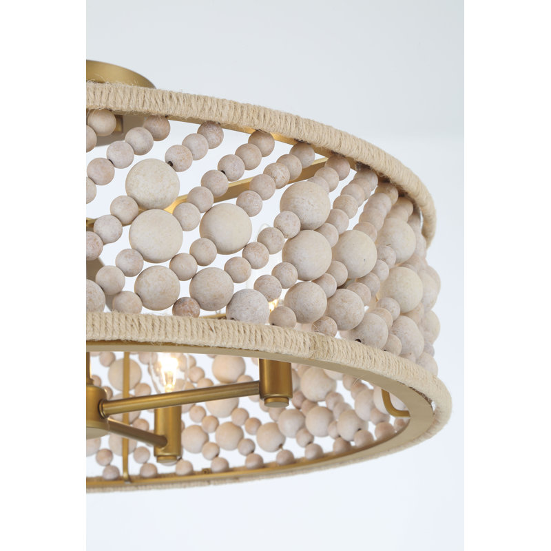 4 LIGHT SEMI FLUSH