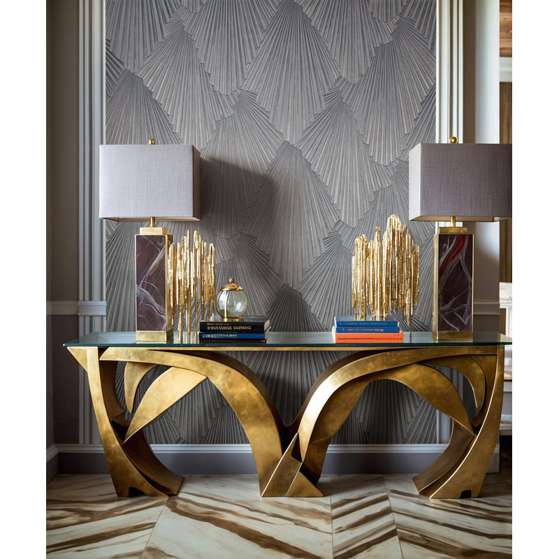 Galerie Fashion Icon Graphic Wallpaper, Grey