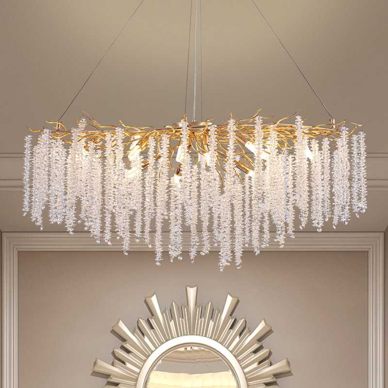 Jevonn 11 - Light Dimmable Luxury Crystal Tree Branches Chandelier