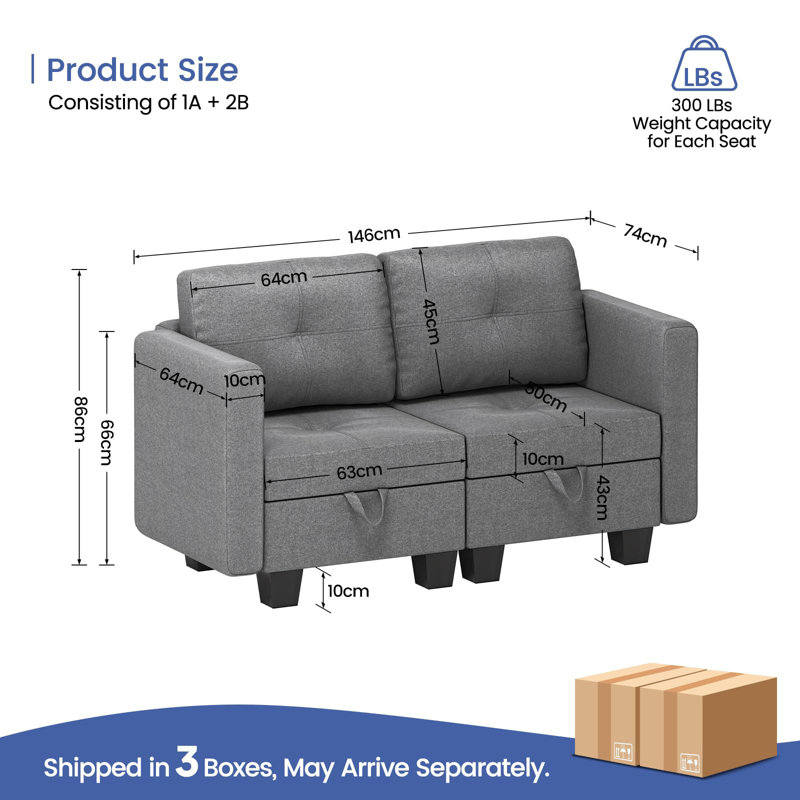 Fabric Corner Sofa , 2