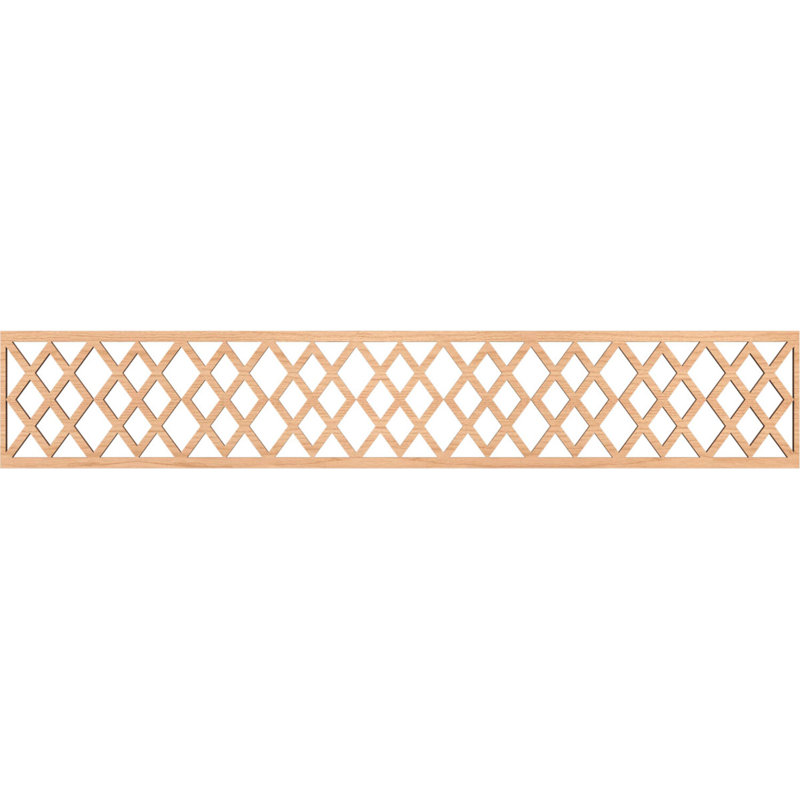 Moulure Hadley, Noyer blanc, H 8 po x l 46,625 po x P 0,25 po