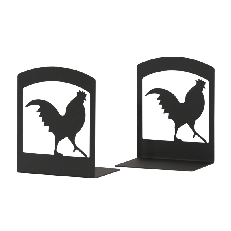 Rooster Bookends