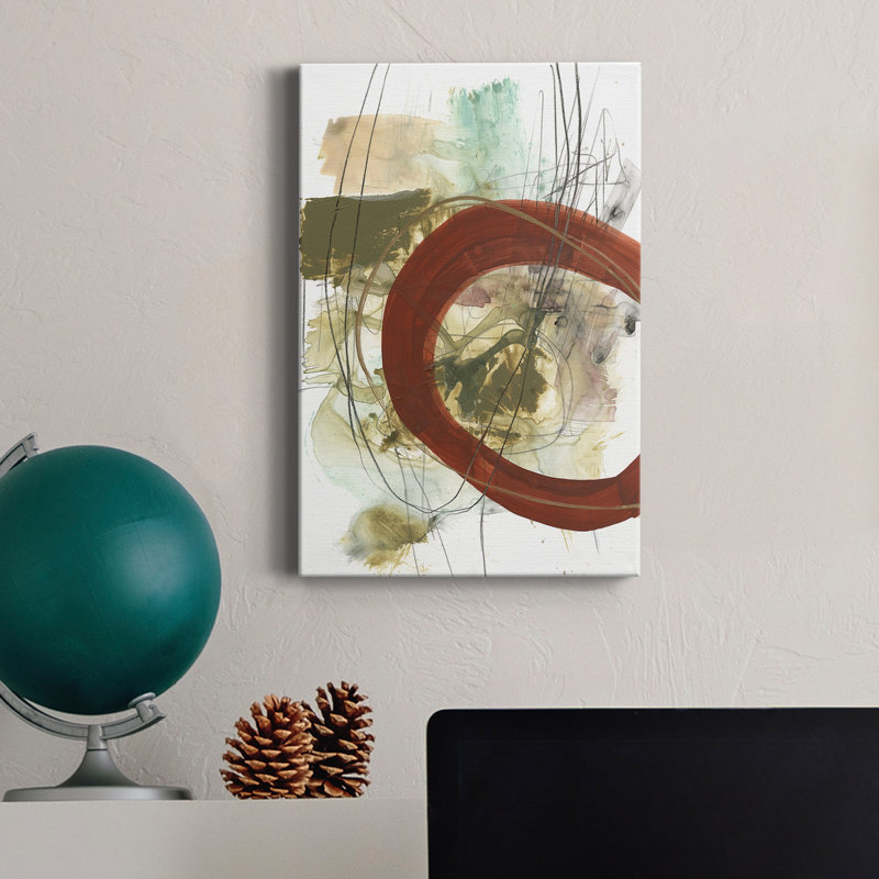 Rusted Loops II - impression sur toile tendue, H 27 po x l 18 po x P 1 po