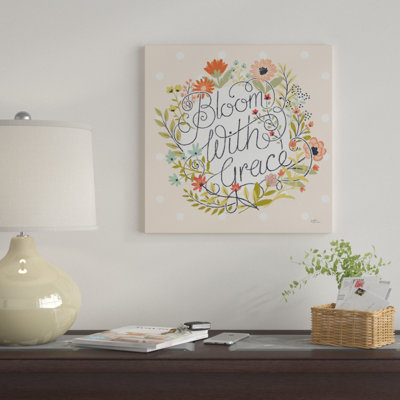 « rétro jardin iv », art textuel sur toile