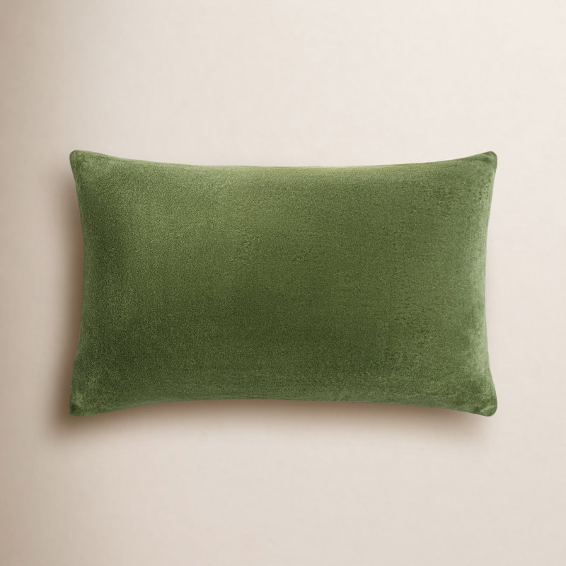 Coussin Catana, 13 po x 20 po, Polyester/ Bourre en polyester, Vert