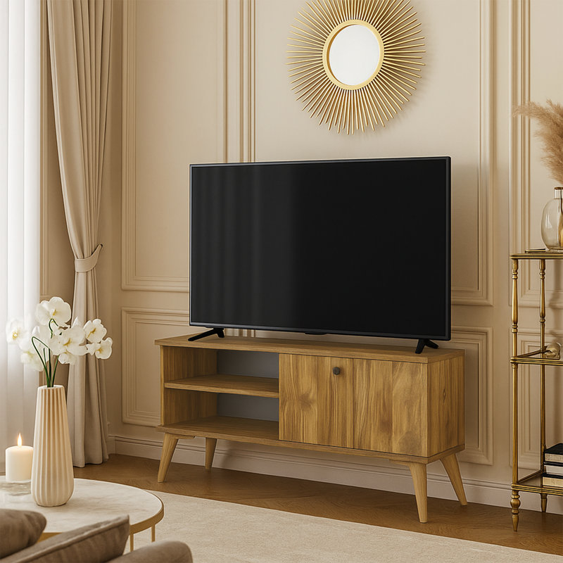 Meuble télé pour téléviseur de 40 po ou moins, Brun