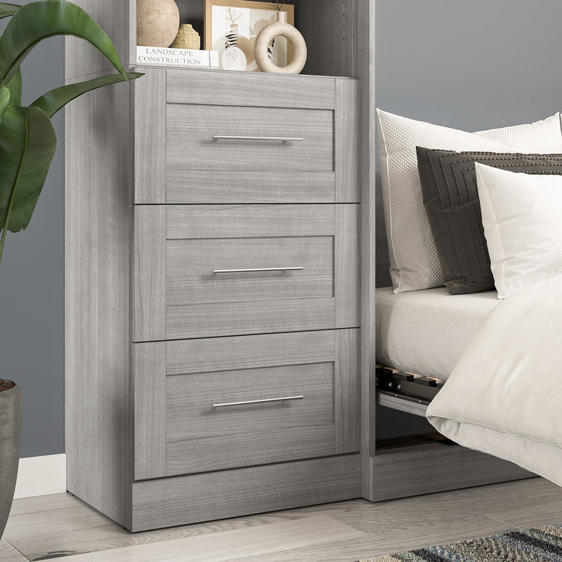 Arlex Closet System, 37.68" H x 35.47" W x 17" D , Platinum Gray