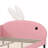 Full Size Upholstered Rabbit-Shape Daybed, Sofabed with Rabbit Ear Headboard for Playful and Functional Design-1624639684