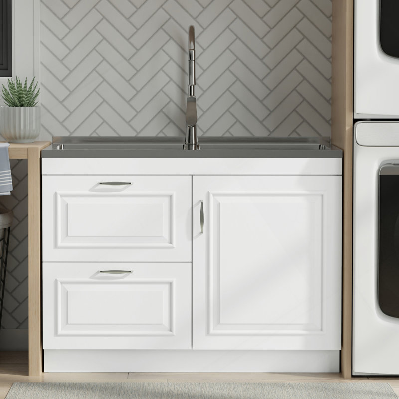 Évier et armoire à lessive 46 pouces