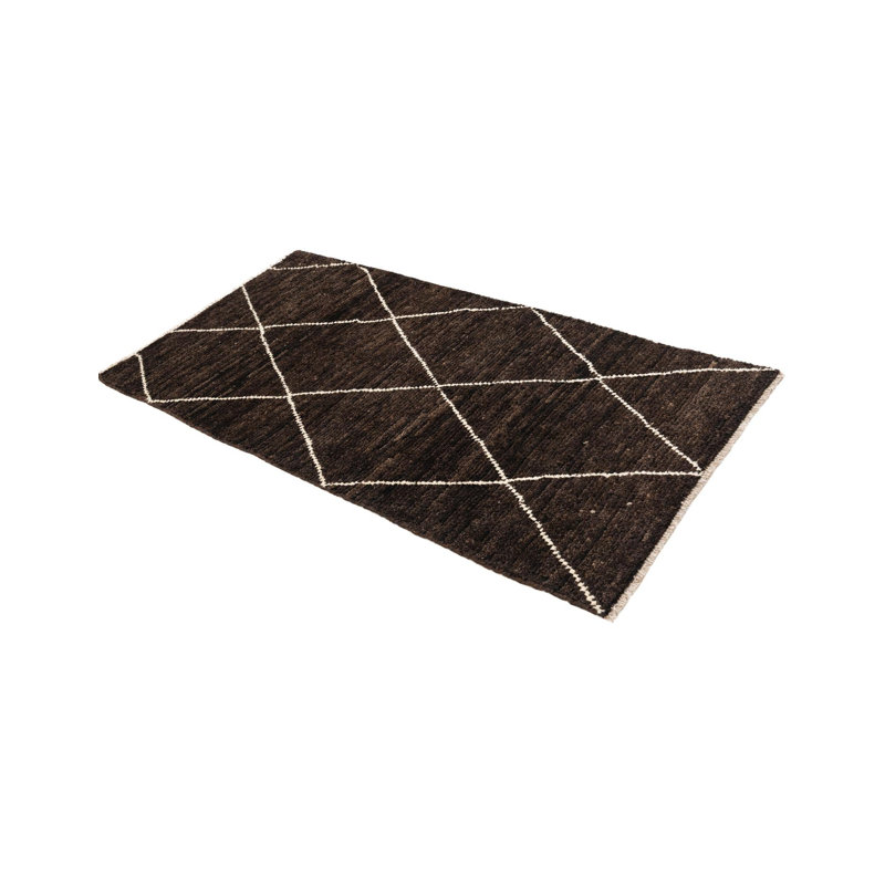 Tapis de couloir brun foncé Kalmanovitz
