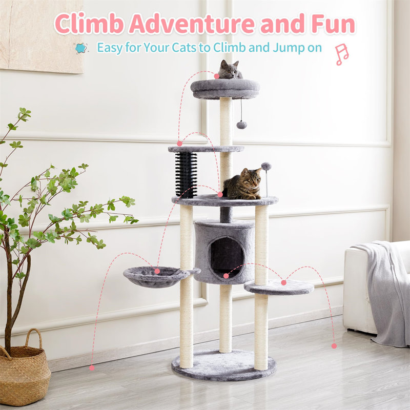 Evica 60.24'' H Cat Tree