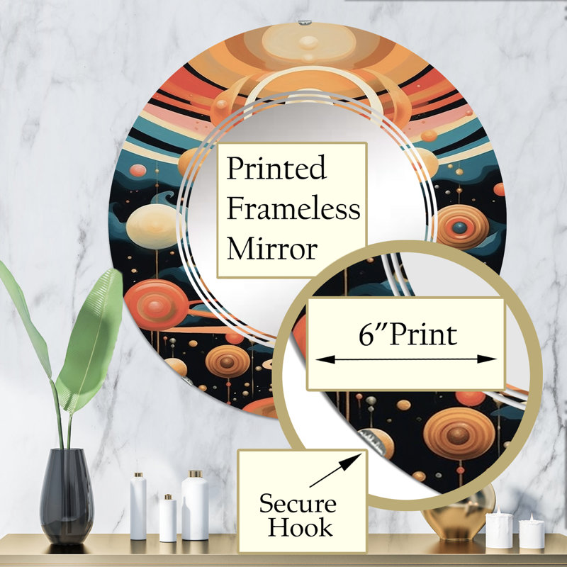 Miroir Jivka, 32 po x 32 po