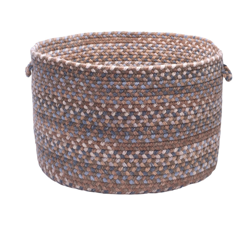 Panier de rangement en laine Oyola PaolucciPaolucci, Noix de cajou, H 10 po x l 14 po x P 14 po