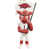 NCAA 3.75" Arkansas Mascot Ornament est en rupture de stock