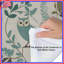 Édredon à motif de feuilles de hibou-125033185